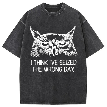 Tokyocanvas I Think I've Seized The Wrong Day Washed T-Shirt