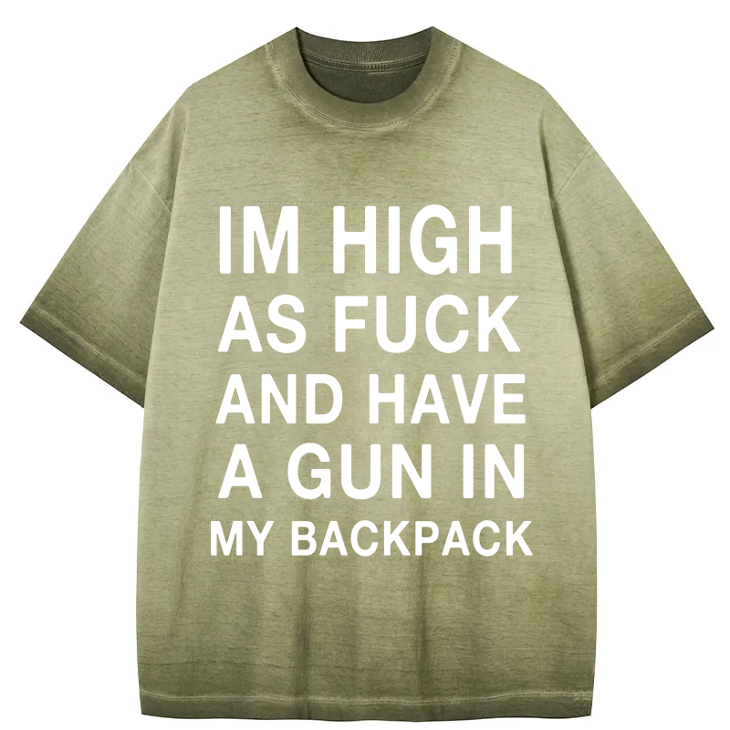 Tokyocanvas Im High Gradient Washed T-Shirt