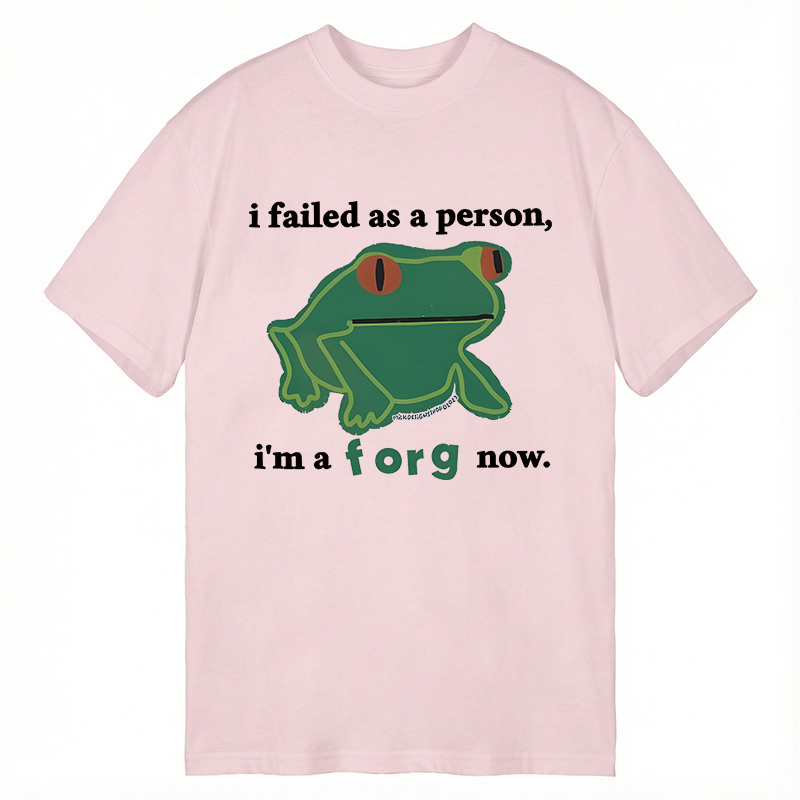 Tokyocanvas I Failed As A Person Funny Frog Meme Classic T-Shirt