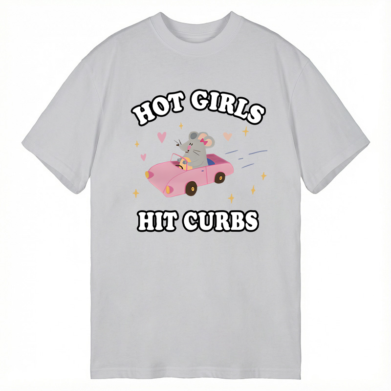 Tokyocanvas Hot Girls Hit Curbs Classic T-Shirt