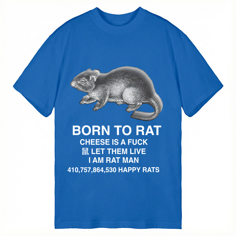 Tokyocanvas Born To Rat Meme Classic T-Shirt