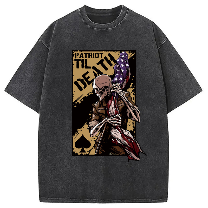 Tokyocanvas Patriot Til Death Washed T-Shirt