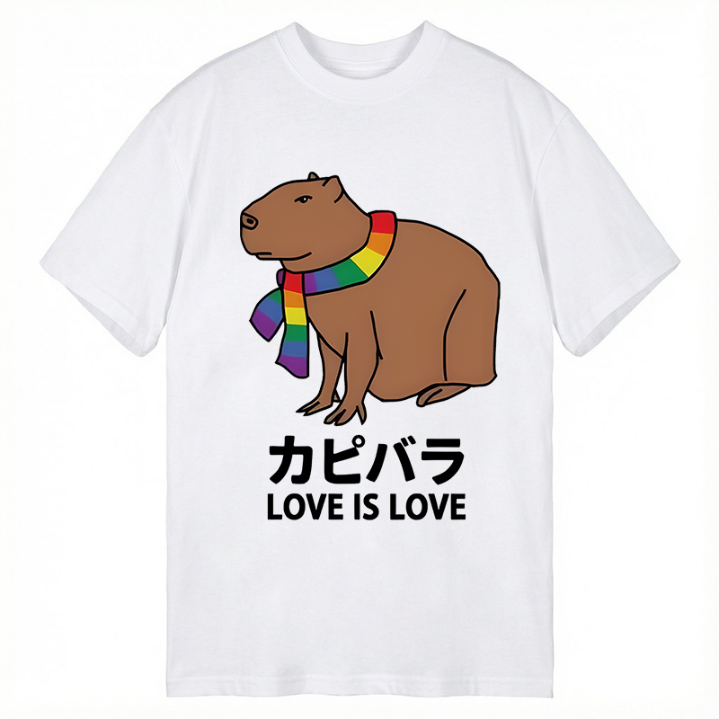 Tokyocanvas Capybara With Love Classic T-Shirt