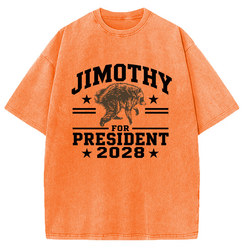 Tokyocanvas Jimothy for President Washed T-Shirt