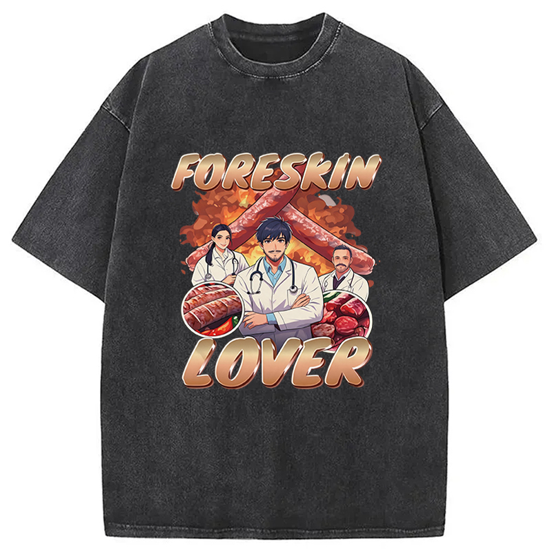 Tokyocanvas Foreskin Lover Washed T-Shirt