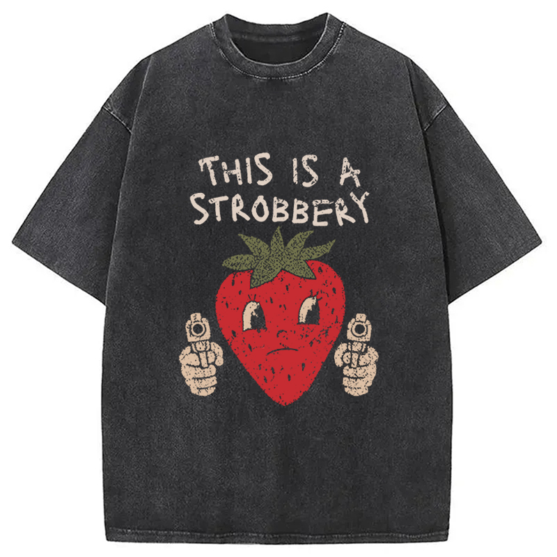 Tokyocanvas This is a Strawberry Washed T-Shirt