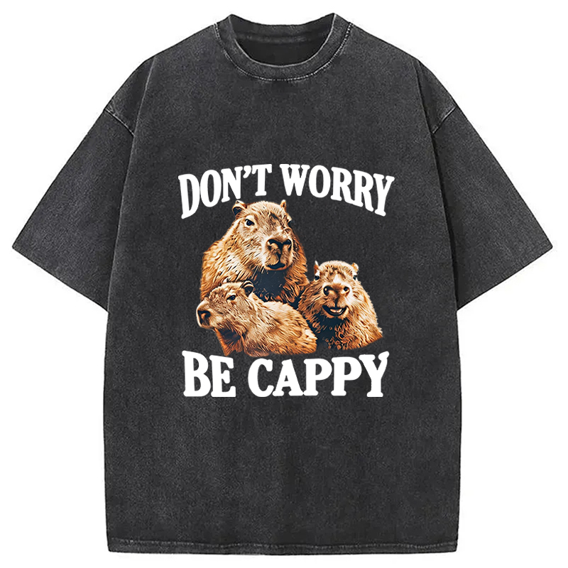 Tokyocanvas Vintage Capybara Comfort Colors Washed T-Shirt