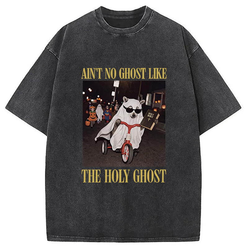 Tokyocanvas Holy Ghost Shirt Fall Christian Apparel Washed T-Shirt