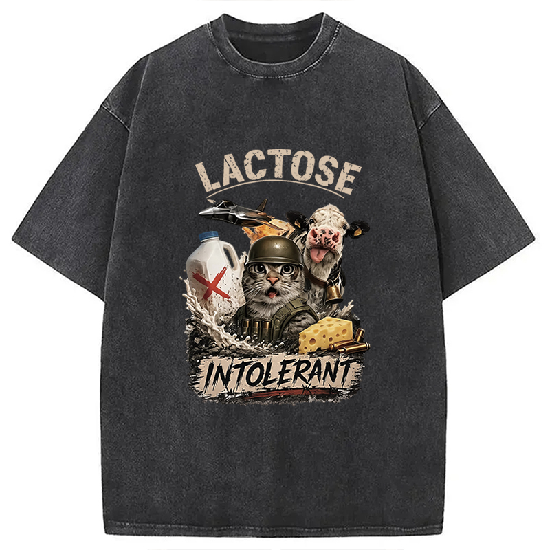 Tokyocanvas Dairy Is My Enemy Washed T-Shirt