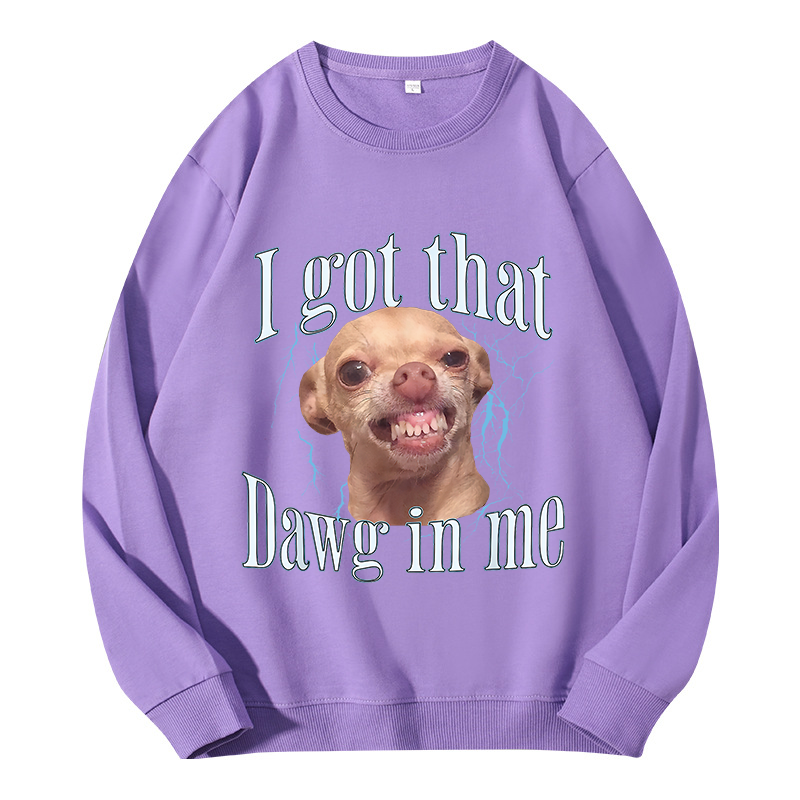 Tokyocanvas Chihuahua Funny Meme Classic Sweatshirt