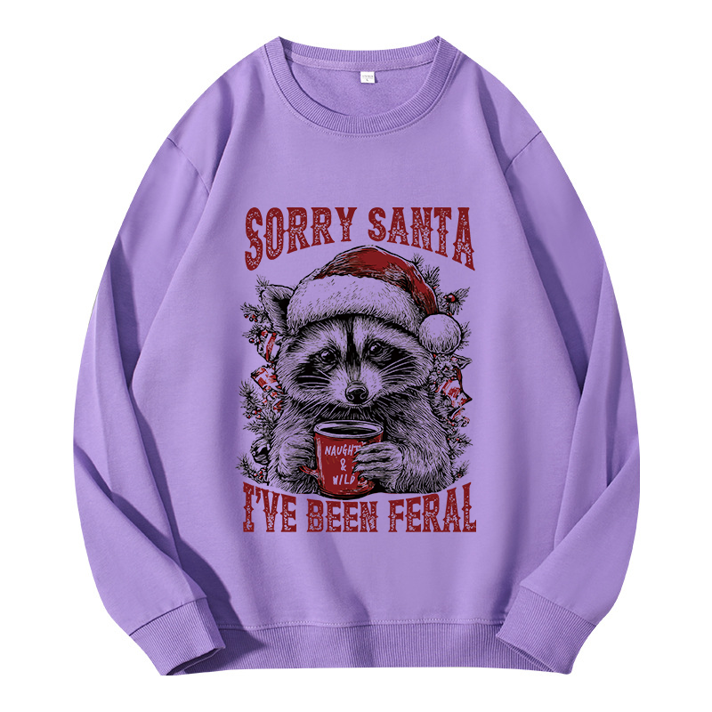 Tokyocanvas Sorry Santa I've Been Feral Classic Sweatshirt