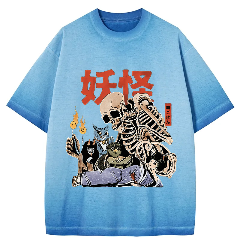 Tokyocanvas The Yokai Club Gradient Washed T-Shirt