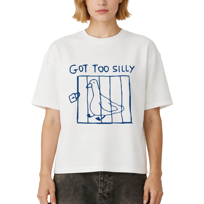 Tokyocanvas Got Too Silly Meme Boxy T-shirt