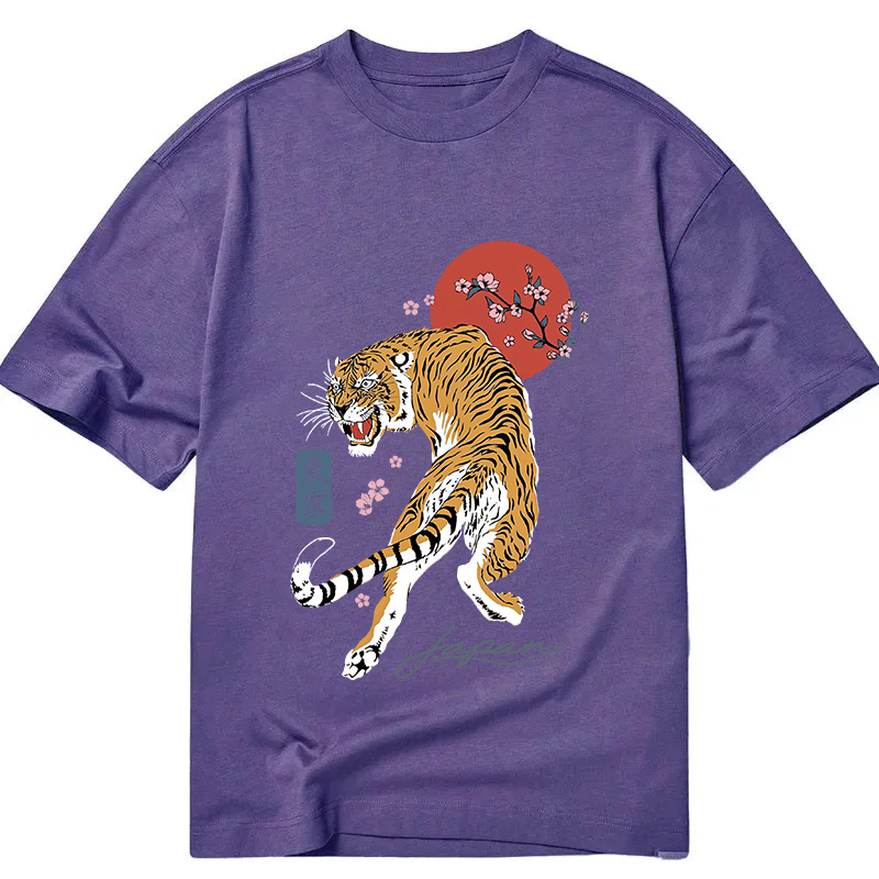 Tokyocanvas Tiger Blossom Japanese Sakura Classic T-Shirt