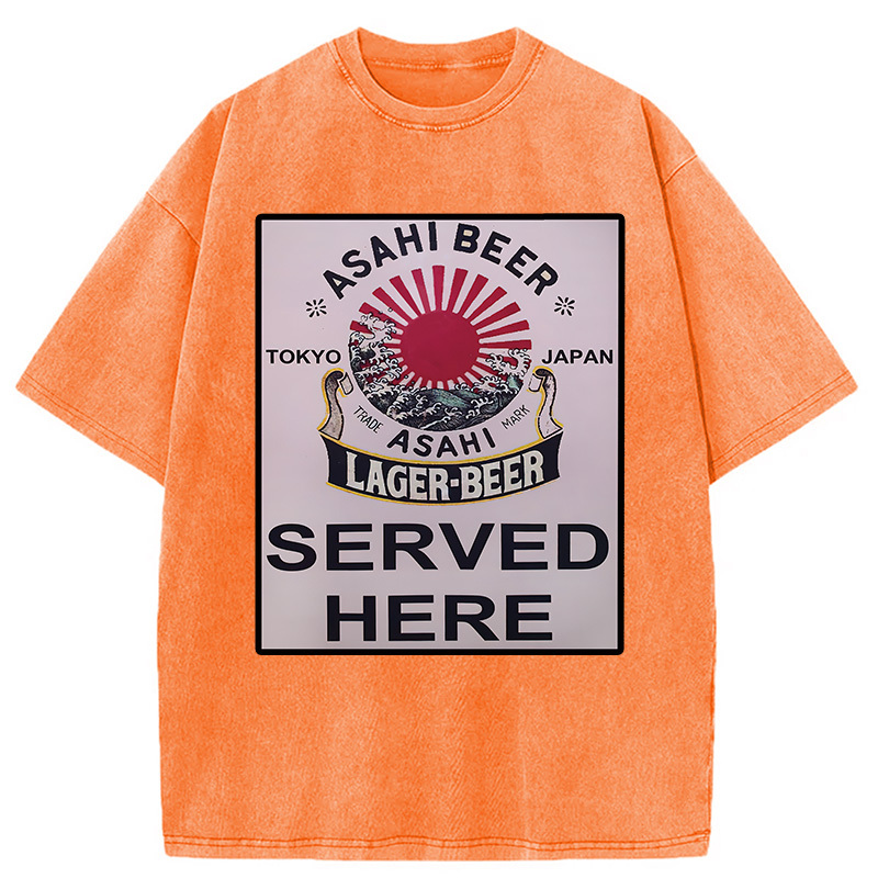 Tokyocanvas Japan Japanese Beer Bar Washed T-Shirt