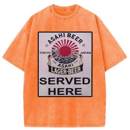 Tokyocanvas Japan Japanese Beer Bar Washed T-Shirt