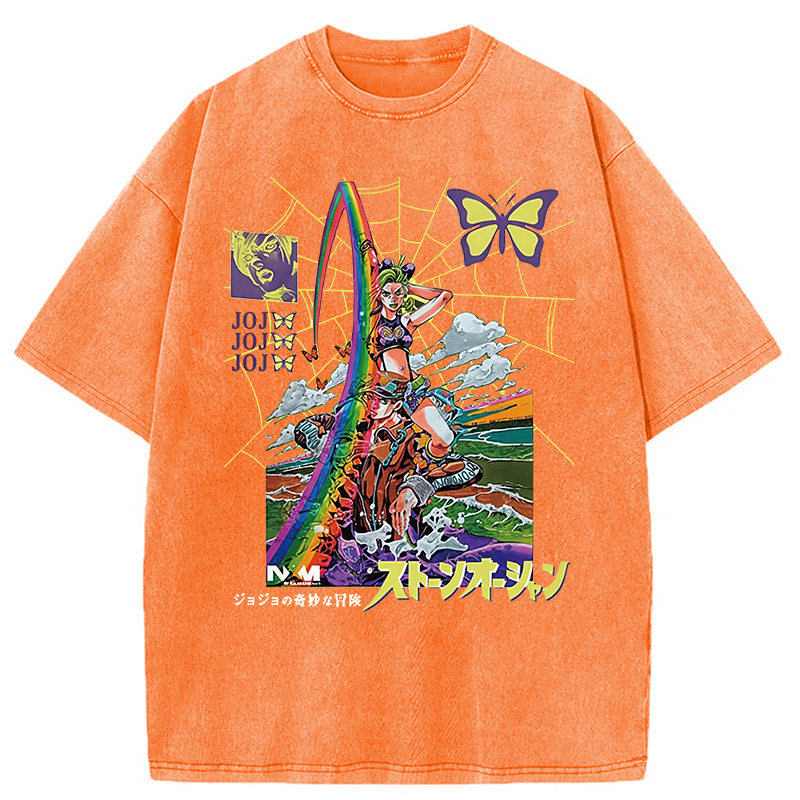Tokyocanvas Jojo Bizarre Adventure Washed T-Shirt