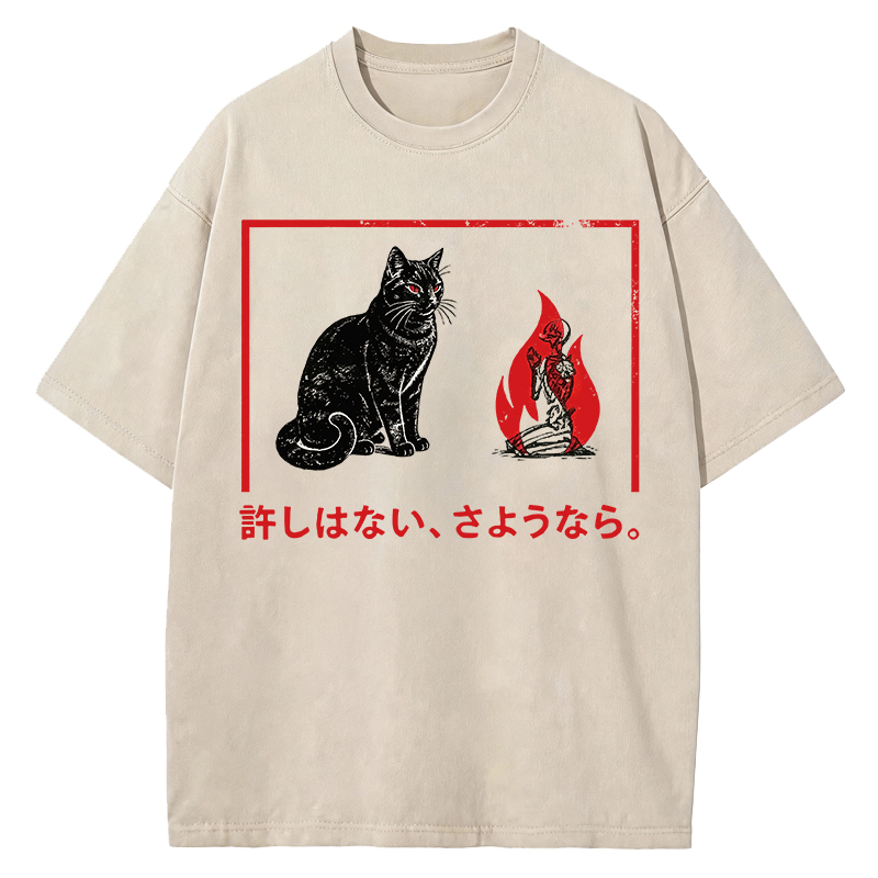 Tokyocanvas No Forgiveness Washed T-Shirt