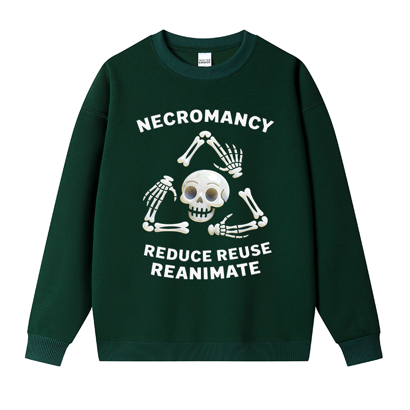 Tokyocanvas 3R Skeleton Fleece Lined Sweatshirt