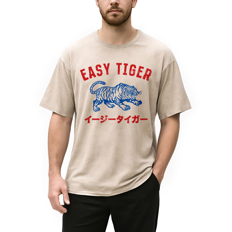 Tokyocanvas Easy Tiger Washed T-Shirt