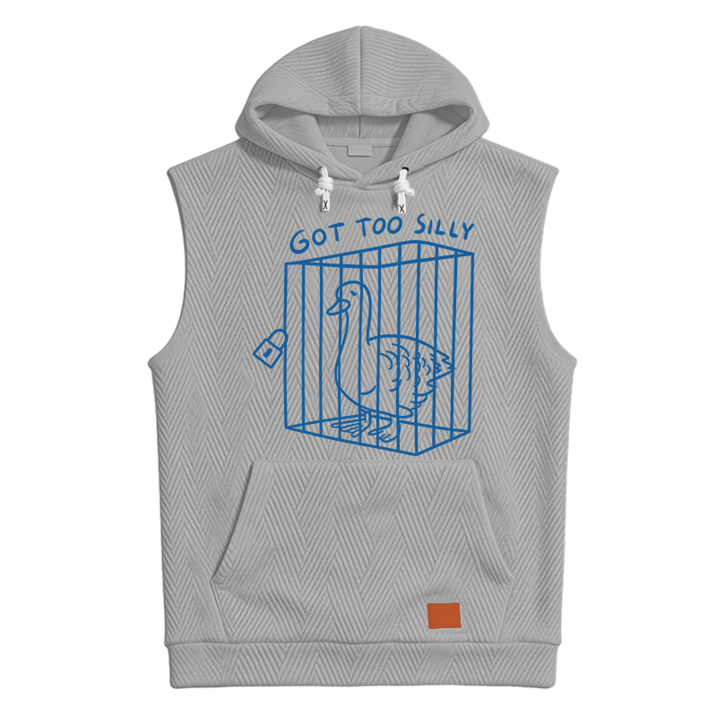 Tokyocanvas Got too silly Funny Hooded Tank