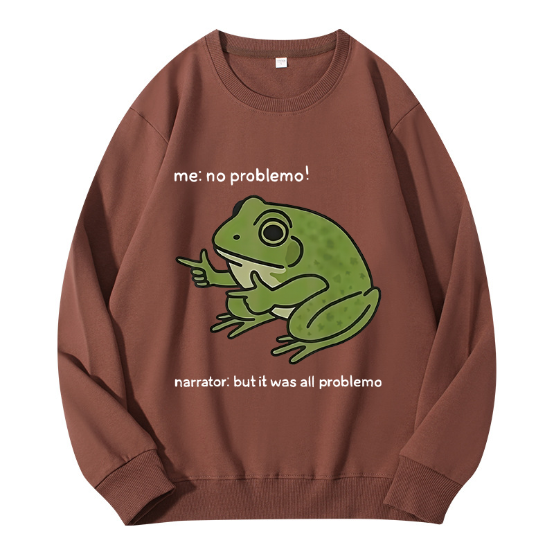 Tokyocanvas Stupid Frog Meme Classic Sweatshirt