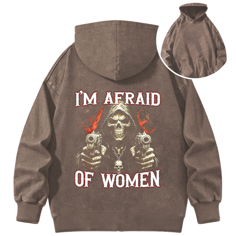 Tokyocanvas I'm Afraid Of Women Washed Hoodie