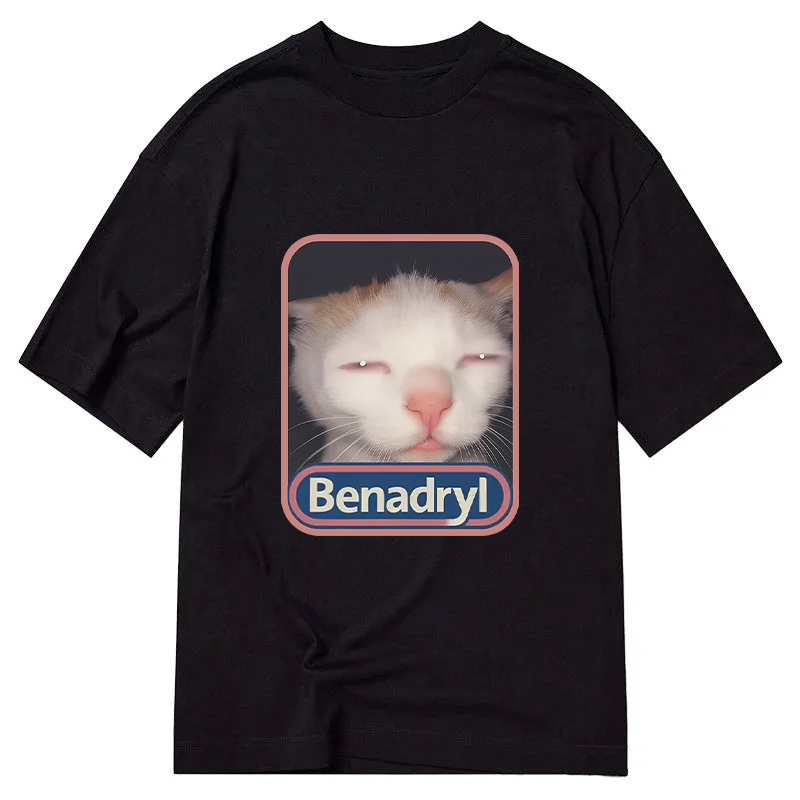Tokyocanvas Benadryl Cat Meme Classic T-Shirt