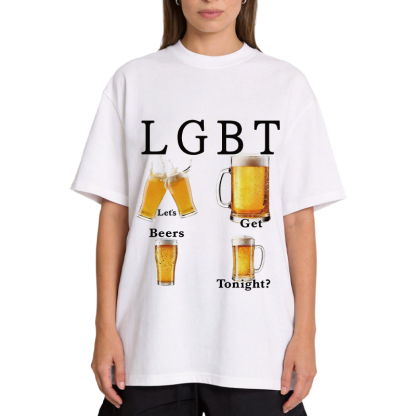 Tokyocanvas Lets Get Beers Classic T-Shirt