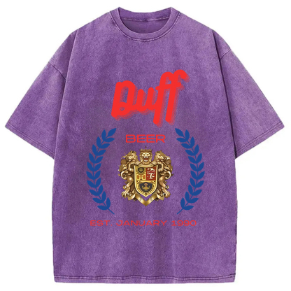 Tokyocanvas Duff Beer Vintage Washed T-Shirt