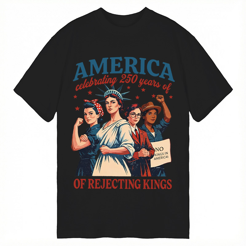 Tokyocanvas America Celebrating 250 Years Of Rejecting Kings Classic T-Shirt