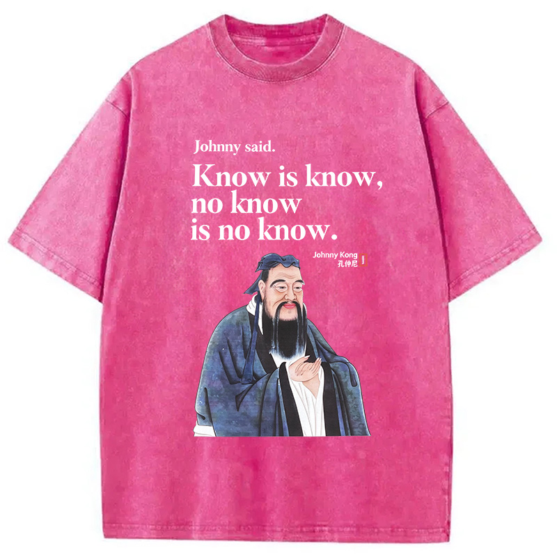 Tokyocanvas Know is Know Washed T-Shirt