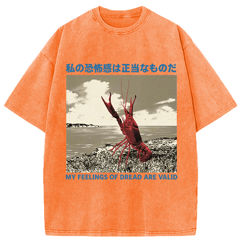 Tokyocanvas Japanese Crawfish Washed T-Shirt