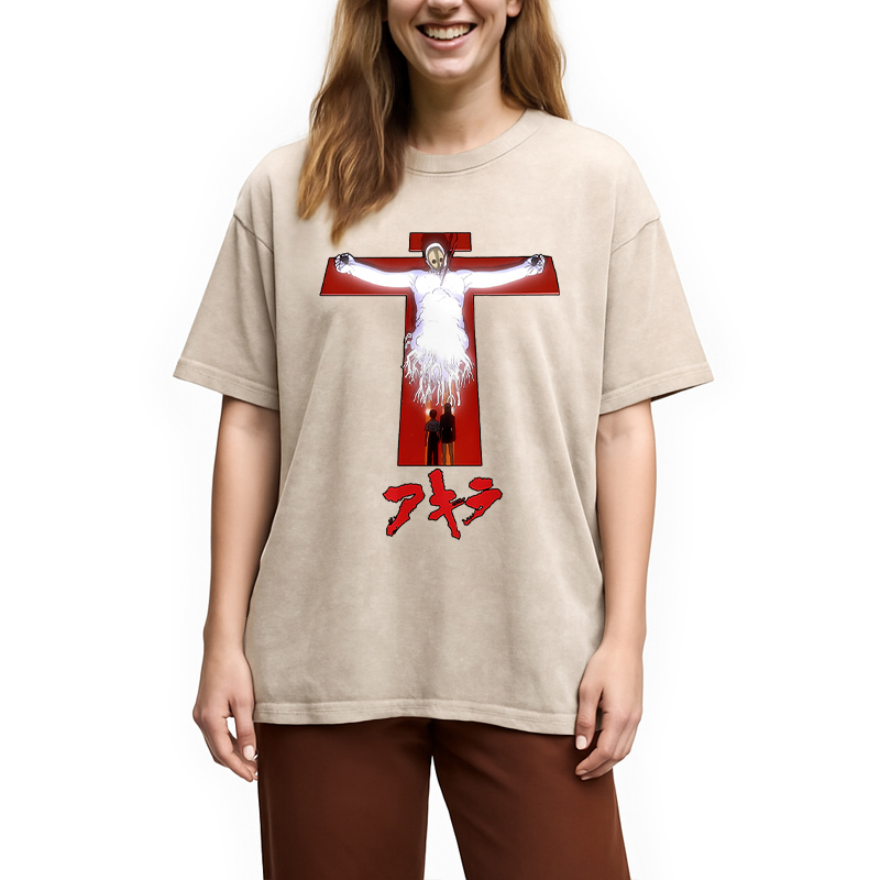 Tokyocanvas Sad Japanese Washed T-Shirt