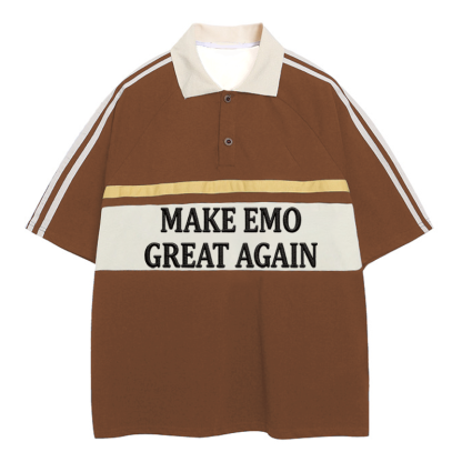 Tokyocanvas MEGA Polo Embroidered T-Shirt