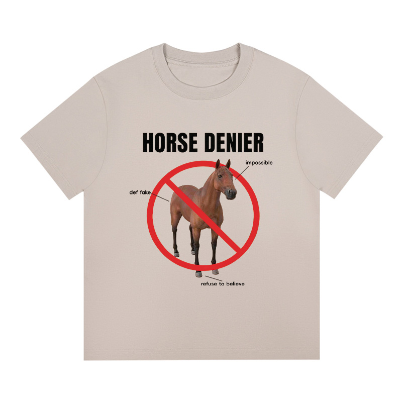 Tokyocanvas Horse Denier Analysis Boxy T-shirt