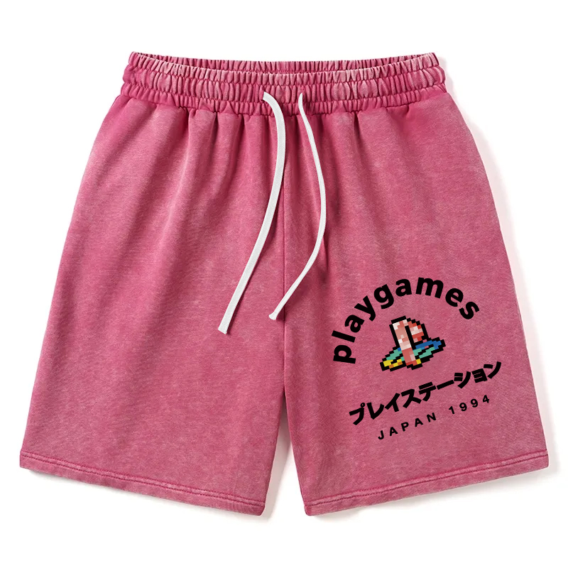 Tokyocanvas Play Games Japan Washed Short