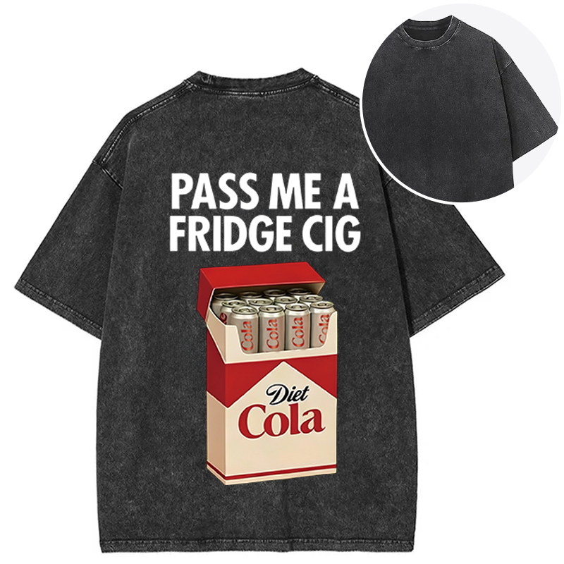 Tokyocanvas I Need A Diet Cola Back Washed T-Shirt