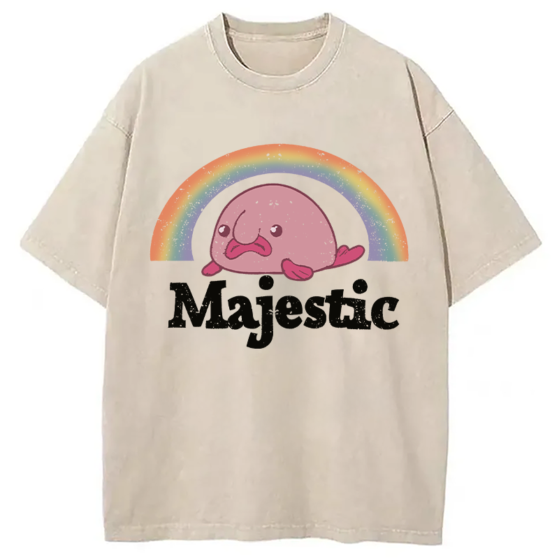 Tokyocanvas Majestic Blobfish Washed T-Shirt