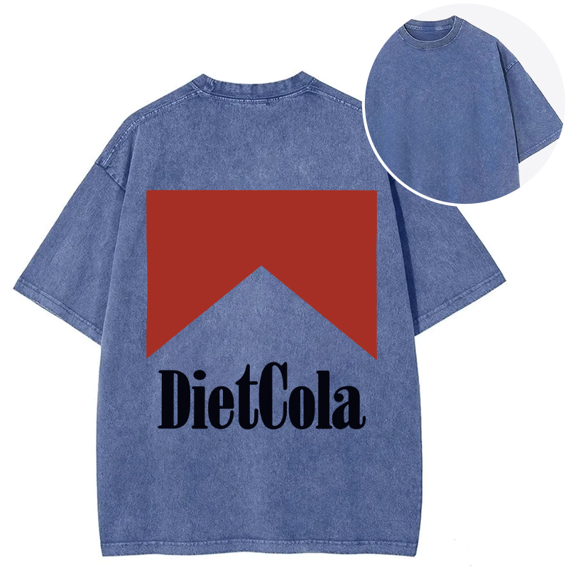 Tokyocanvas Diet Cola Marlboro Back Washed T-Shirt