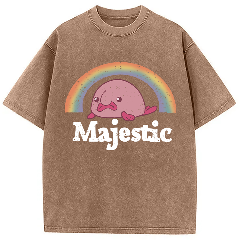 Tokyocanvas Majestic Blobfish Washed T-Shirt