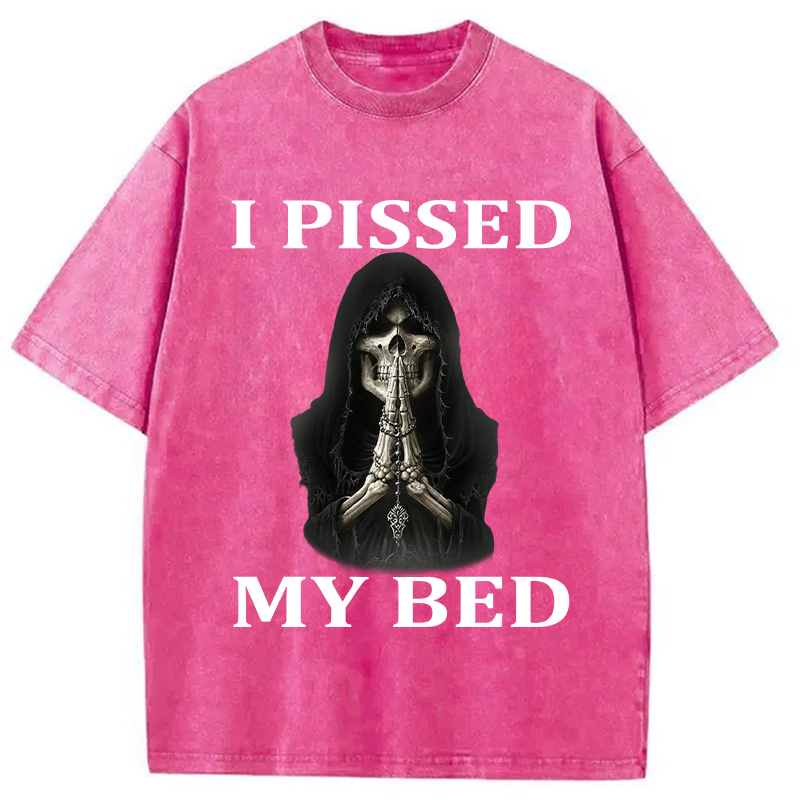 Tokyocanvas I Pissed My Bed Washed T-Shirt