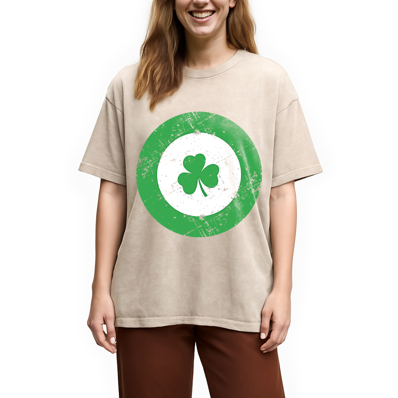 Tokyocanvas Awesome St Patricks Day Washed T-Shirt
