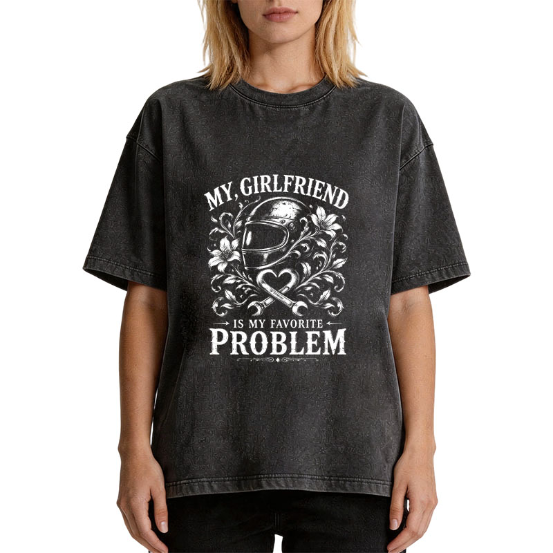 Tokyocanvas Funny Husband Washed T-Shirt