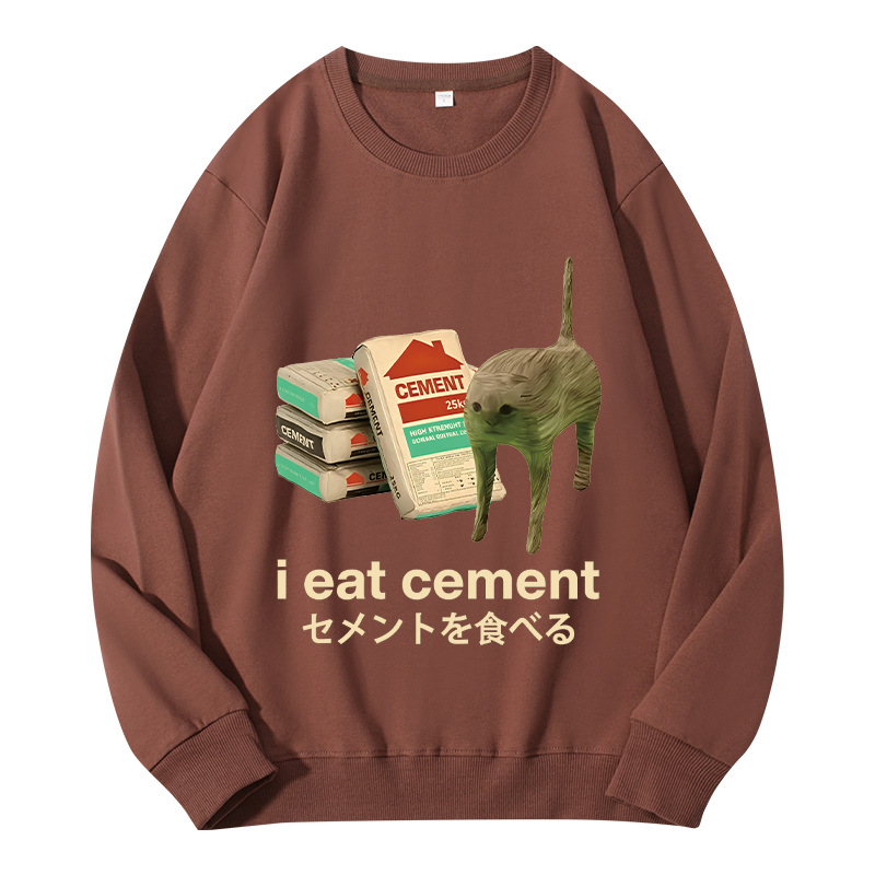 Tokyocanvas I Eat Cement Classic Sweatshirt