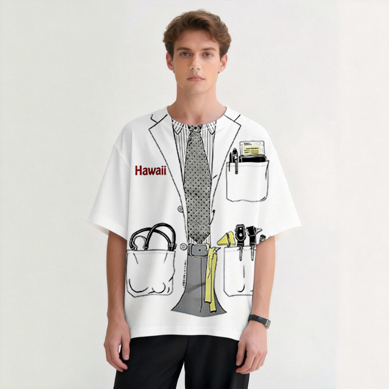Tokyocanvas Doctor Jacket Suit Graphic Print T-shirt