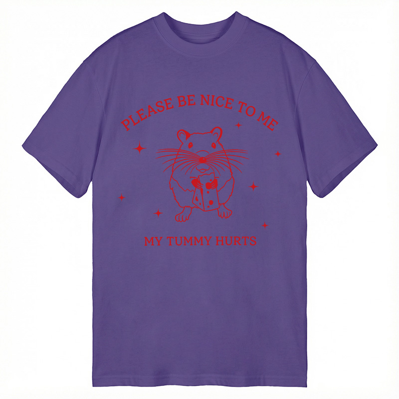 Tokyocanvas My Tummy Hurts Lactose Mouse Meme Classic T-Shirt