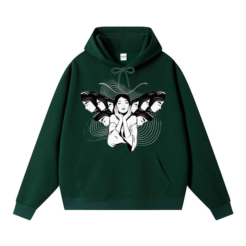 Tokyocanvas Echoes Of Self Fleece Lined Hoodie