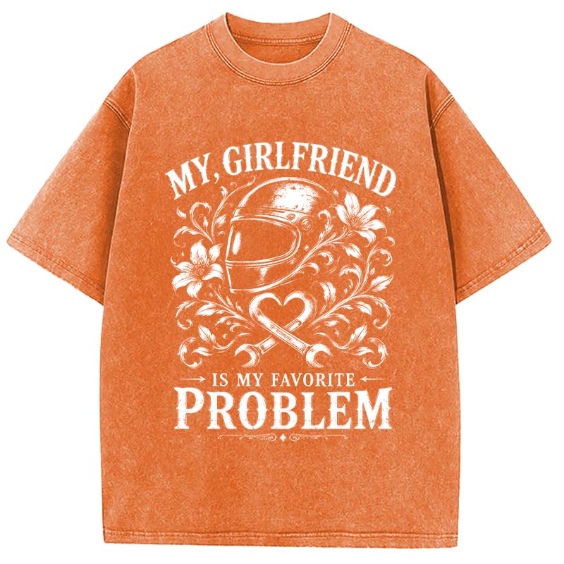 Tokyocanvas Funny Husband Washed T-Shirt