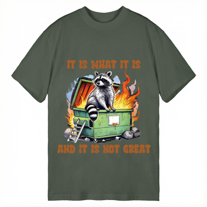 Tokyocanvas It is What Not Great Raccoon Meme Classic T-Shirt